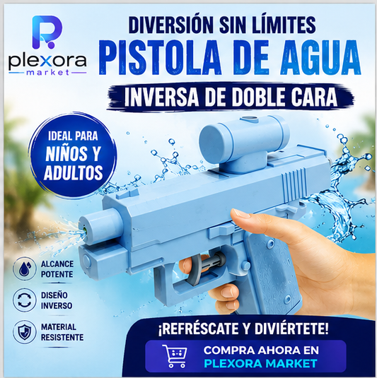 Pistola de agua doble cara